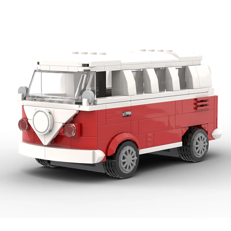 Speed Racing Car Model MOC Building Bricks T1 Multi-functional Bus Modular Technology Children Holiday Gifts Assemble Toys Suit