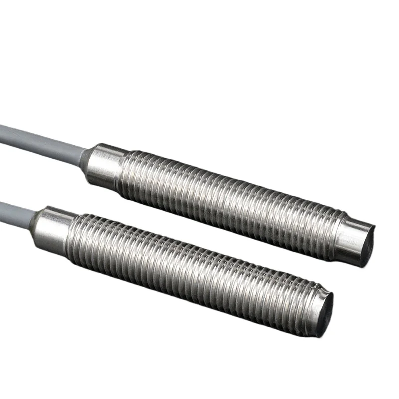 all-metal packaged proximity switch three-wire 24V stainless steel integrated tube metal sensor switch
