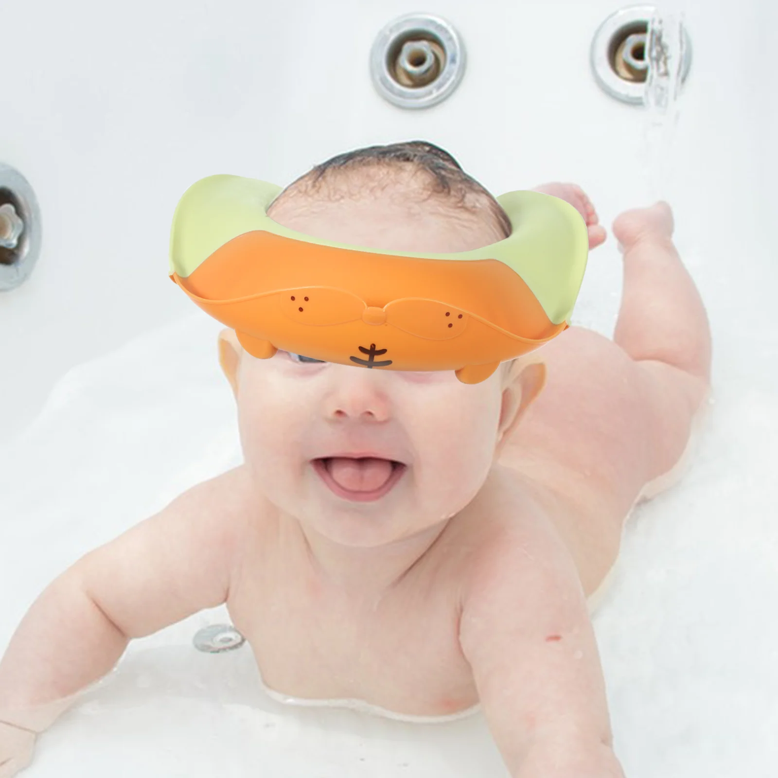 Outil de shampoing pour cheveux de bébé, capuchons d'oreille pour enfants, visière de bain de douche, bouclier de lavage pour tout-petits