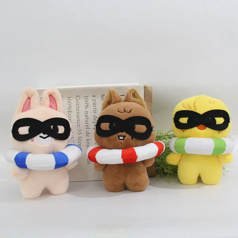 Kpop ของเล่นตุ๊กตา 20 ซม.บาง Chan LeeKnow ChangBin HyunJin JiSung Felix SeungMin Kawaii การ์ตูนสัตว์ Plushie ตุ๊กตาคริสต์มาสของขวัญ