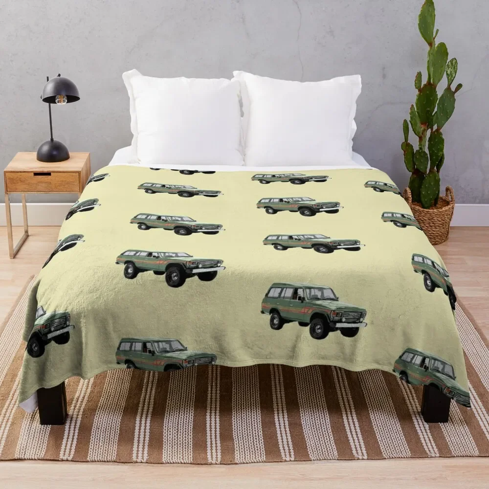 

Toyota Land Cruiser 60 series Throw Blanket sofa bed Blankets For Sofas Personalized Gift Soft Big Blankets