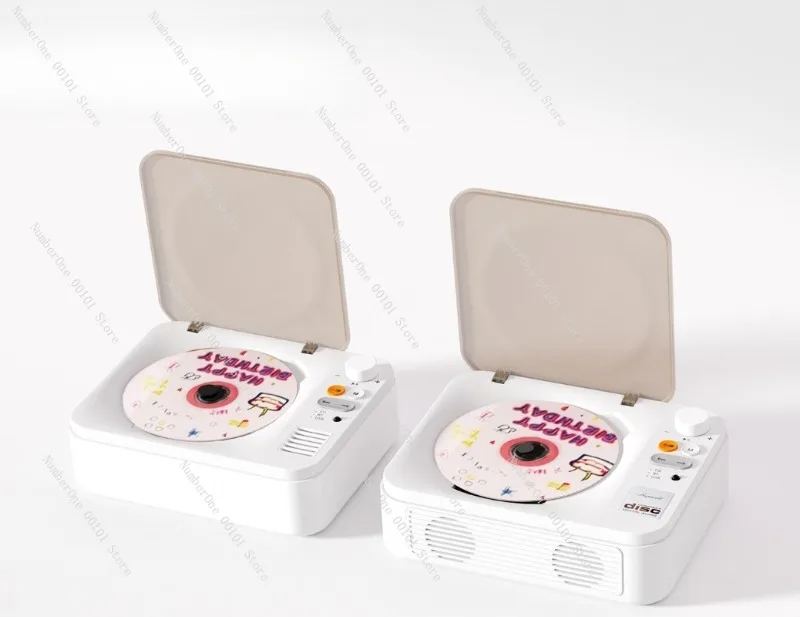 Retro Multi-Functional CD Player, High-Fidelity Sound, Bluetooth Speaker, Creative Optical Disc Gift, Portable CD Player Machine