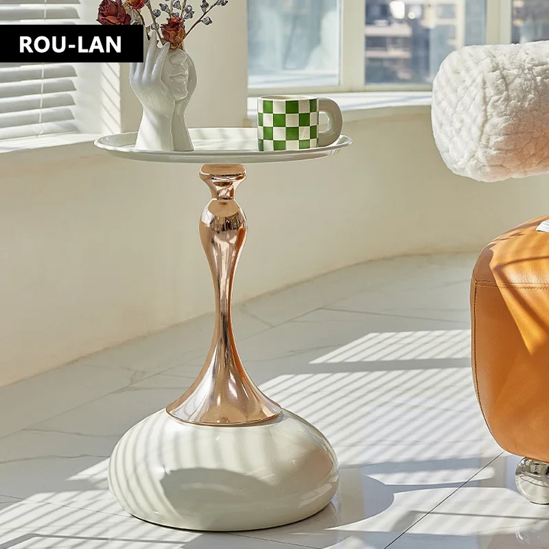 Kleine Mooie Taille Zijtafel Sofa Salontafel Schijf Koffietafel Kleine Bijzettafel Nachtkastje