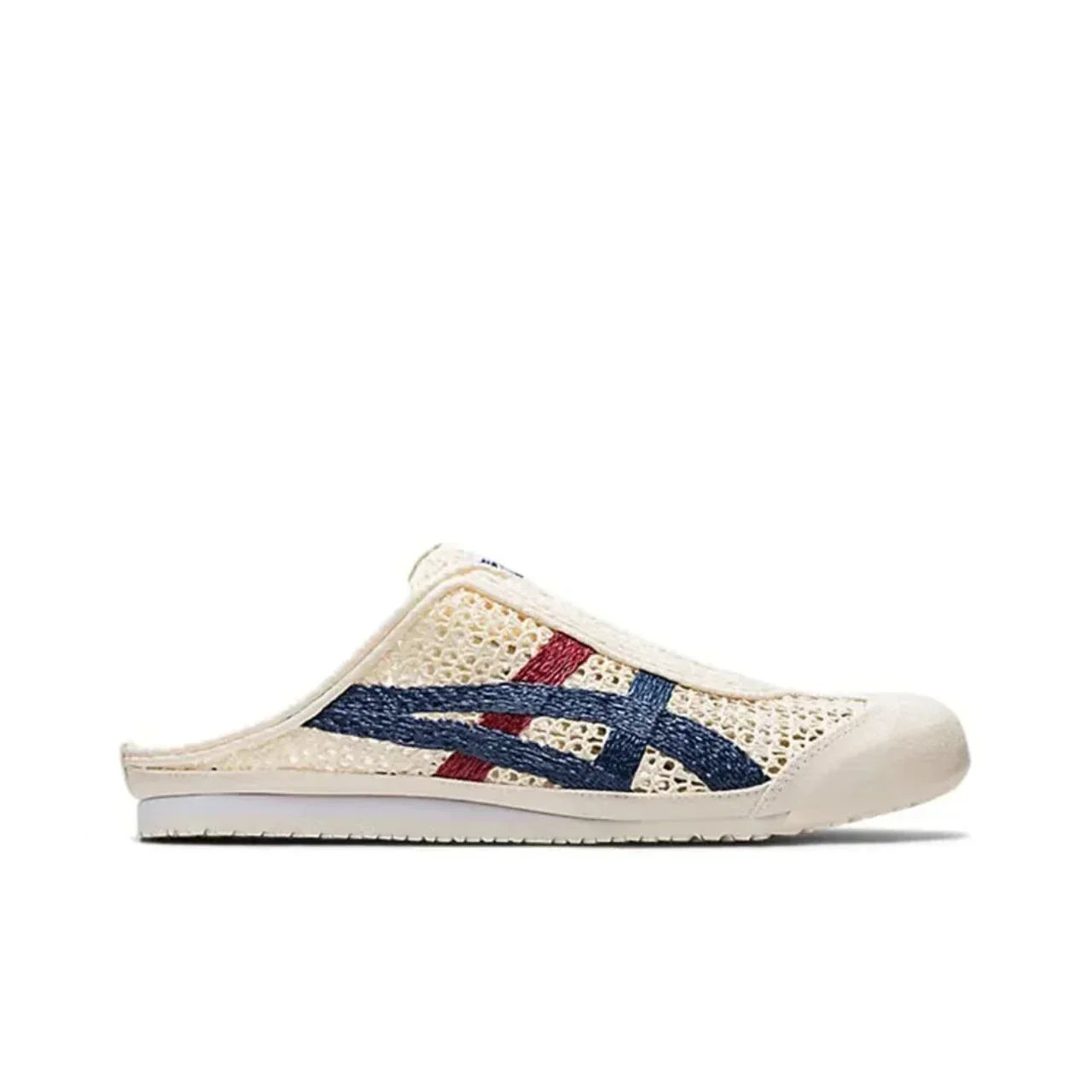 Onitsuka Tiger MEXICO 66 Sabot Hollow Slip-on Slippers Breathable and Lightweight Low-top Semi-slippers Unisex