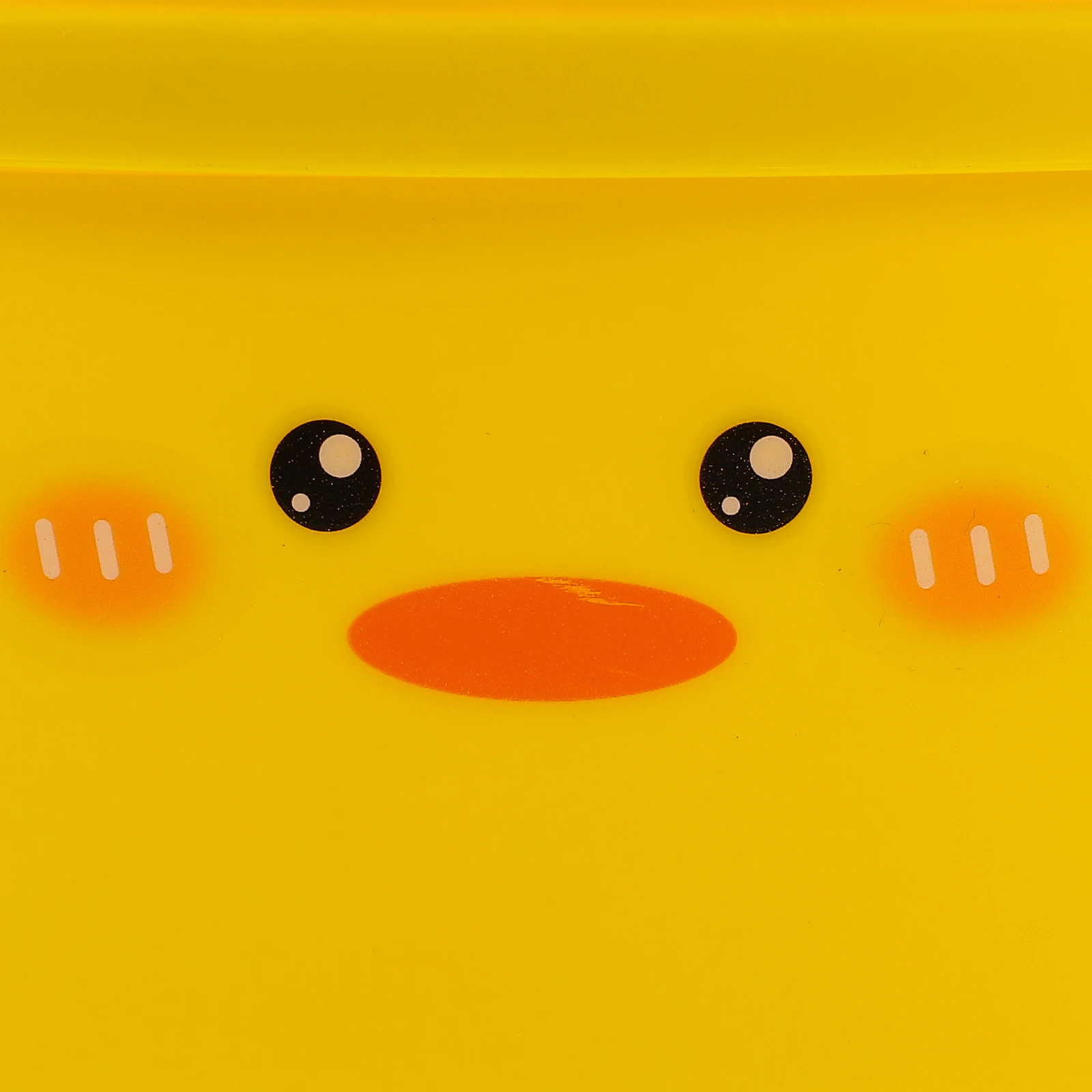

Little Yellow Duck Trash Can Desktop Storage Bin Rubbish Garbage Mini Cute Container Waste Basket Fun Design Safe Plastic