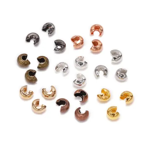 Copper End Caps 3-5mm for Jewelry St.kunkka