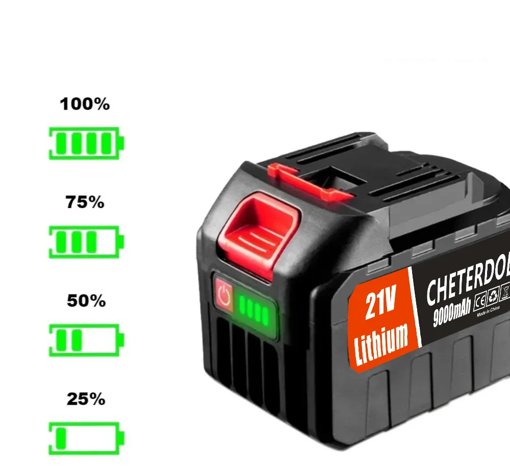 

21V 15-Cells 5S3P 9000mah Replacement Battery Pack for Makita 18V Compatible Cordless Electric Power Tools.