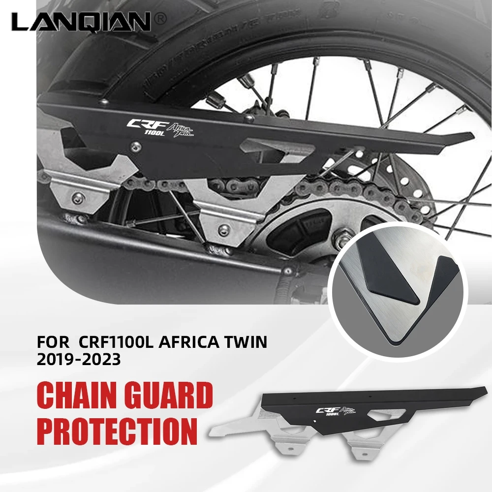 

Chainring Protector Plate Guard FOR HONDA CRF1100L AFRICA TWIN ADVENTURE SPORTS Chain Guide Pulley Stabilizer Cover chain guard