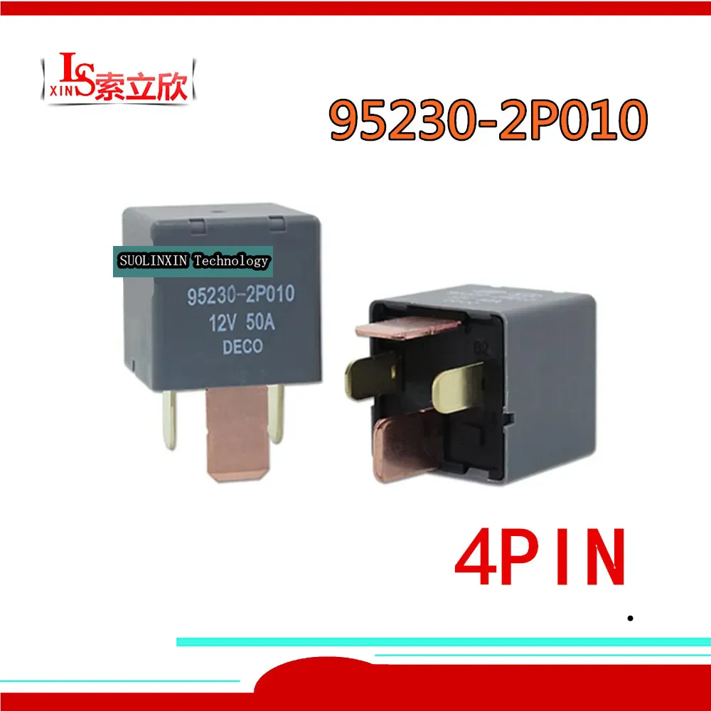 10PCS/LOT New Automobile relay 95230-2P010  95230 2P010  39160-37110  39160 37110 4PIN 12V 12VDC 50A