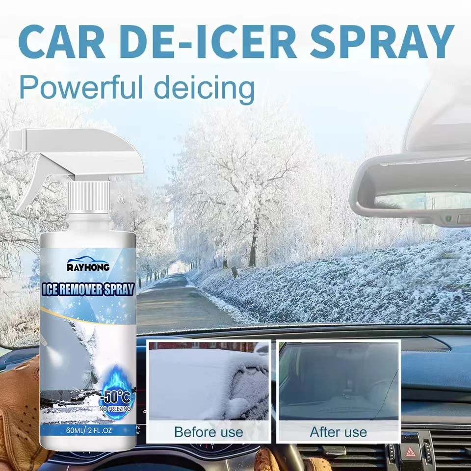 car Ice Scrape liquid Car Window Glass Cleaning liquid Windshield Snow Remove Shovel Cleaning Spray home Window Glass Clean Tool