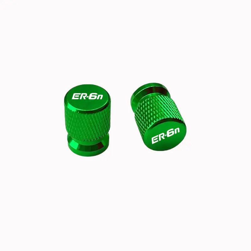For KAWASAKI ER-6N ER6N ER 6N 2012-2026 2pcs CNCMachined Motorcycle Valve Stem Caps,Motorbike Custom Decoration Valve Covers