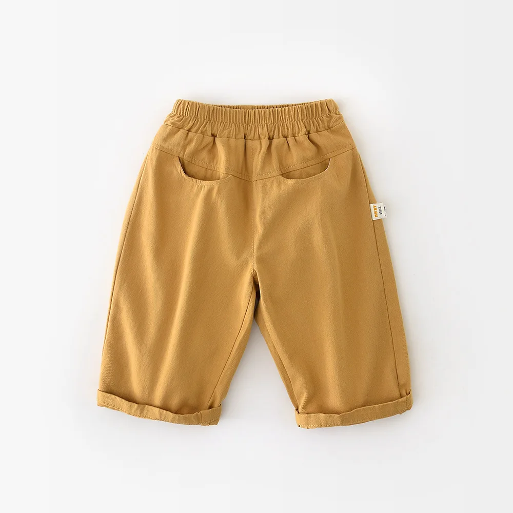 

2025 Autumn New Children's Trendy Mid-Waist Pants, Unisex Baby Boys and Girls Loose Fit Pockets Casual Pants for Kids