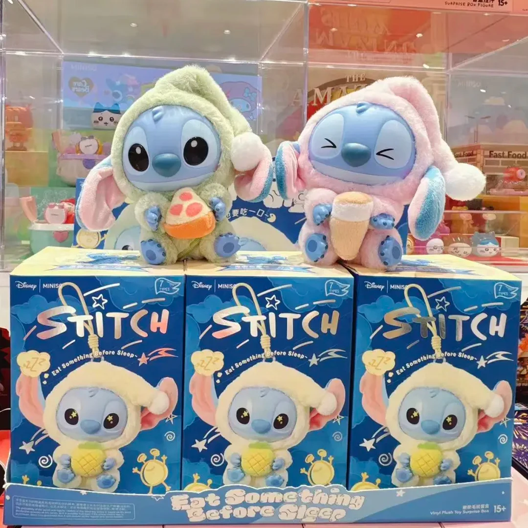 

Miniso New Stitch Doll Series Blind Box Plush Vinyl Toys / Cute Doll Replica Mystery Gift Box / Pendant Decorative Ornament
