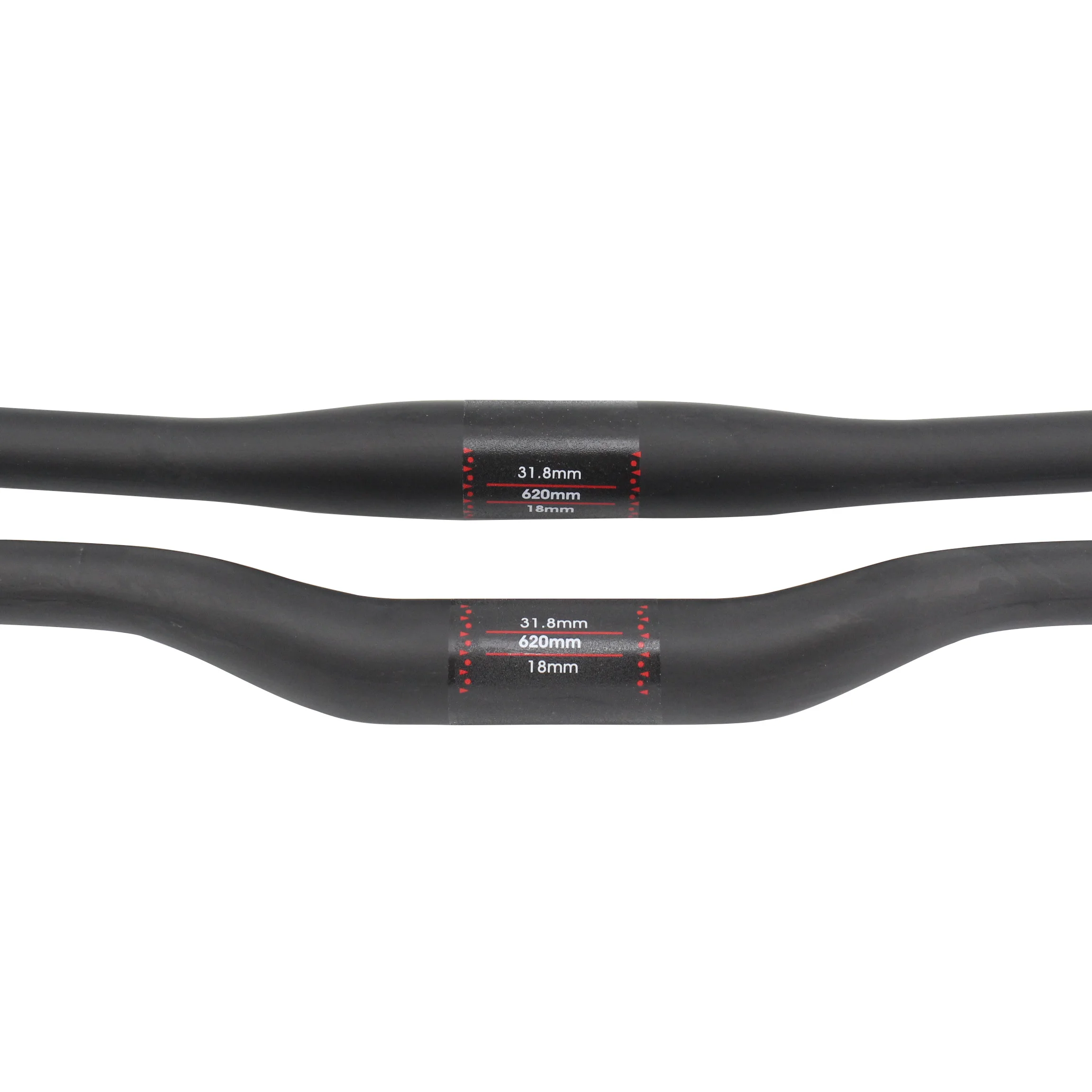 New Mountain bike matte UD full carbon handlebar rise carbon bicycle handlebars flat MTB bike parts 31.8*600-740mm