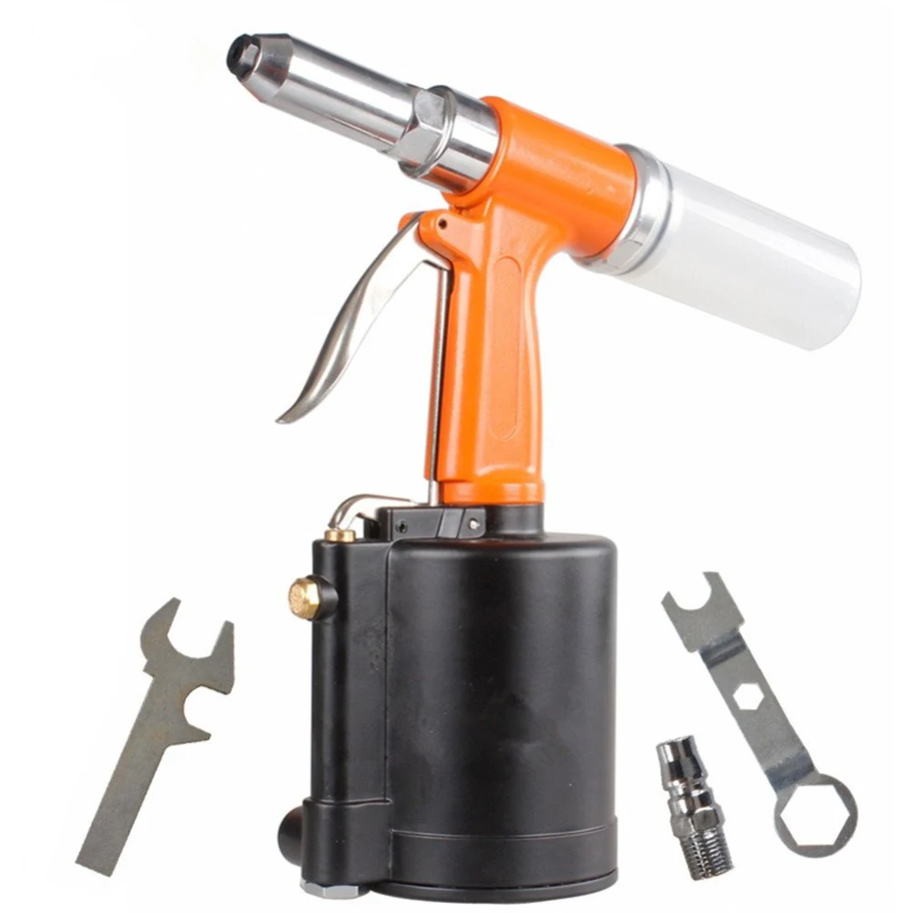 

Industrial Light Weight Hydraulics Type Riveter Pneumatic Nail Riveting Tool Orange Black