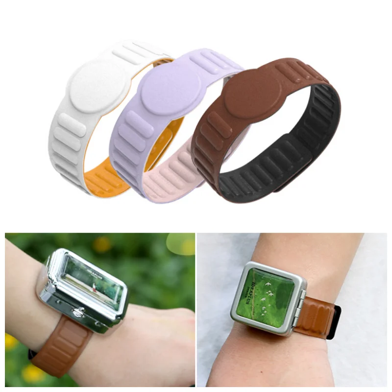 Magnetic Wristband Mini Metal Watercolor Box Fixed Belt Artist Portable Outdoor Sketching and Painting Art Supplies