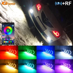 For Mazda 3 Mazda3 BK 2003 2004 2005 2006 2007 2008 RF Remote BT App Multi-Color Ultra Bright RGB LED Angel Eyes Kit