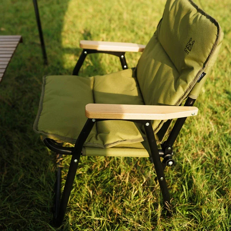 Chaise pliante en aluminium pour pique-nique, canapé double, dossier portable, tabouret de pêche, voyage, équipement d'auto-conduite, camping, extérieur