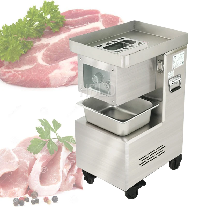 Vertical Meat Cutter Simple Operation With Wheels, Commercial Seaweed, Bean Skin, Pork, Beef Shredder