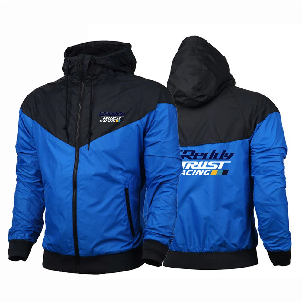 2024 Men New GReddy Turbo Systems Spring and Autumn Windbreaker Windproof Ordinary Zipper Color Matching Designe Coat Tops