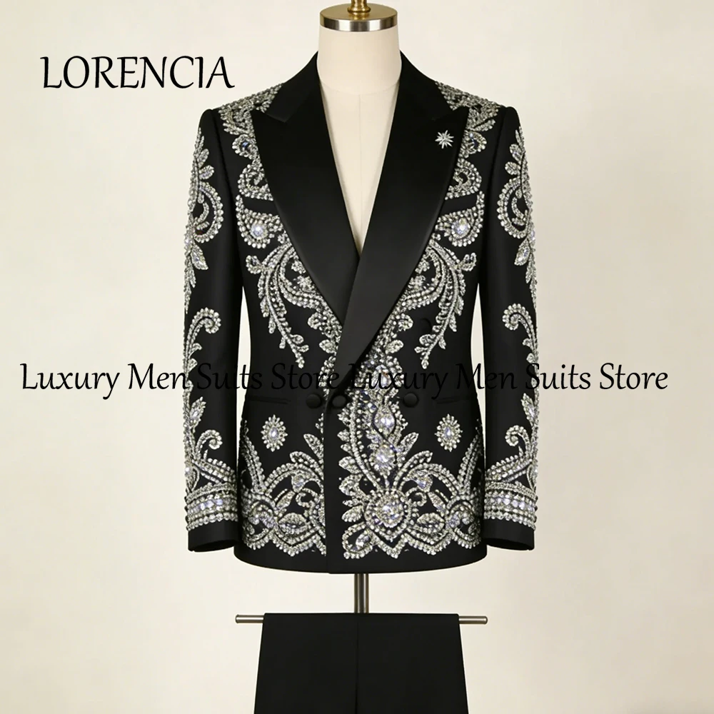 

Элитные мужские костюмы из 2 предметов: двубортные смокинги для свадьбы и вечеринок, индивидуальный пошив, пиджак и брюки (фатос де хомен)