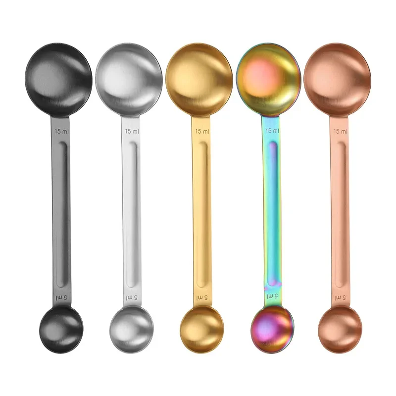 

20pcs Double Headed Measuring Spoon Milk Powder Creative Multifunctional Household Kitchen Baking Tool Coffee Measuring Spoon