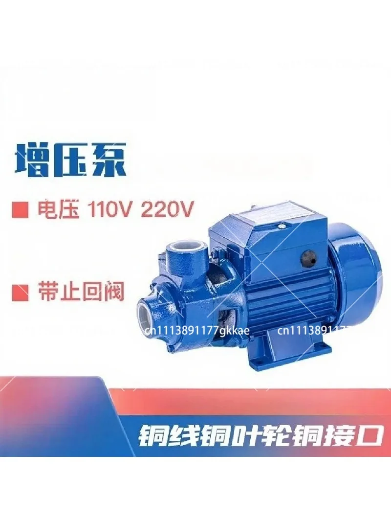 Household Water Pump 220V High Lift QB60 Single Phase 110V Pure Copper 1 Inch Small Boiler Booster Pump