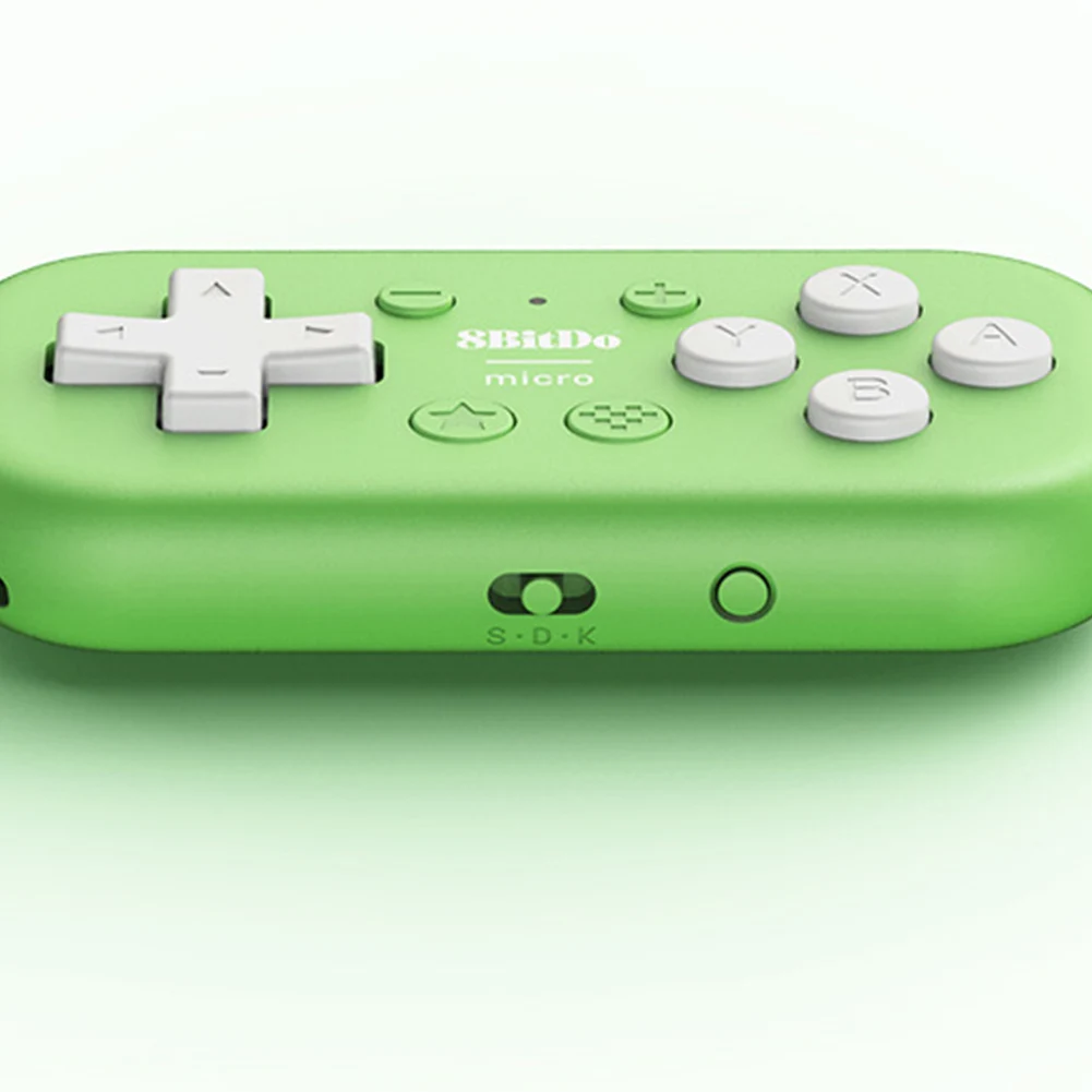8bitdo micro gamepad projetado para jogos 2d gamepad sem fio bluetooth-compatível console portátil para switch/raspberry pi