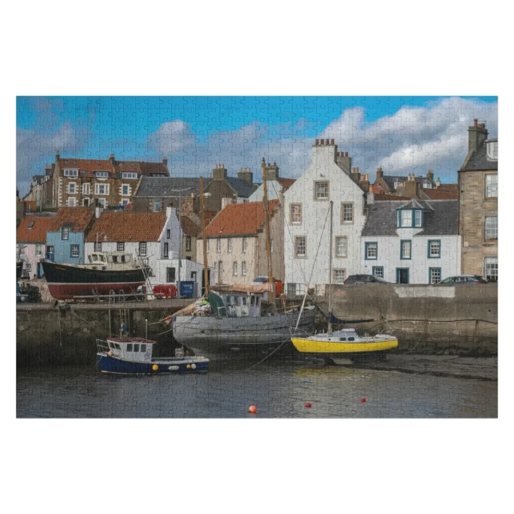 Rompecabezas del puerto de San Monans East Neuk Of Fife Escocia, juguete personalizado, obras de arte, rompecabezas de regalo personalizado para niños