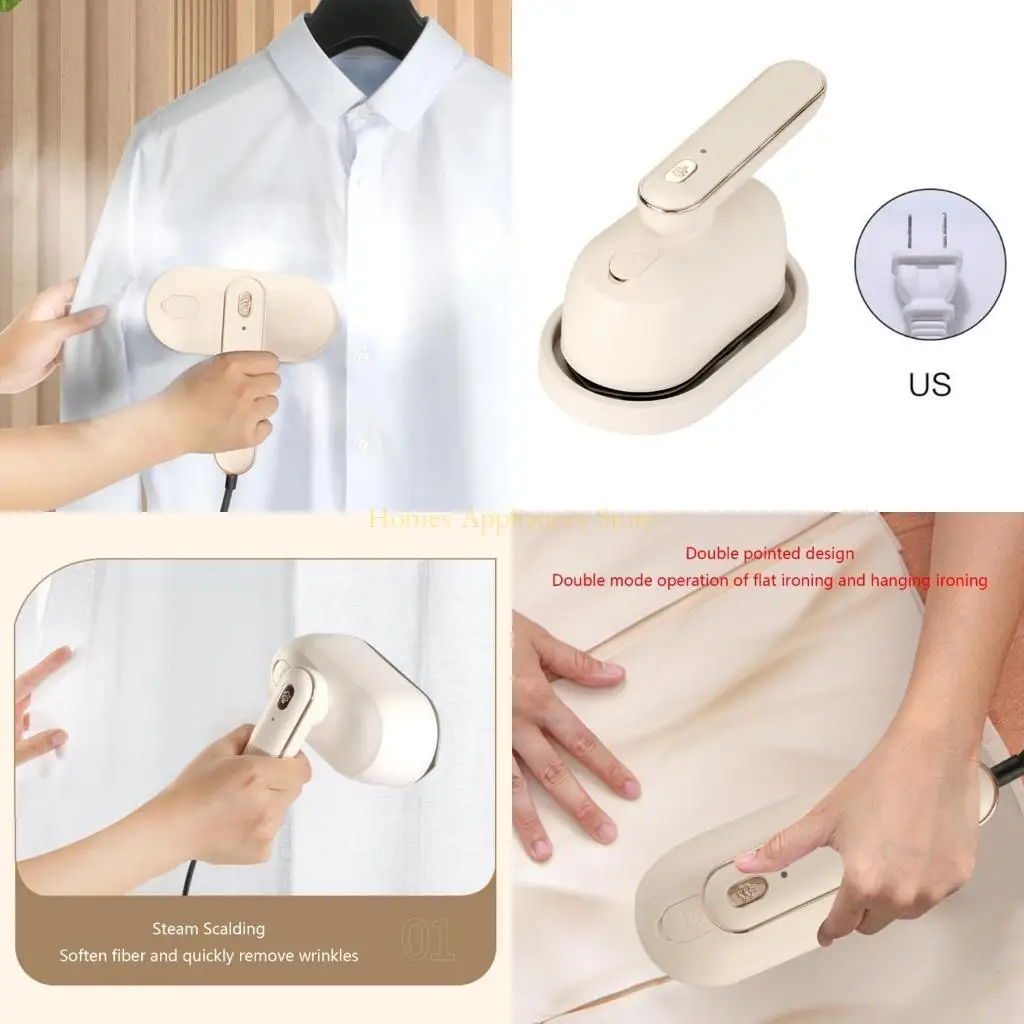 

D0AB Folding Ironing Machine Travel Irons Micro-Machines Support Dry & Wet Ironing