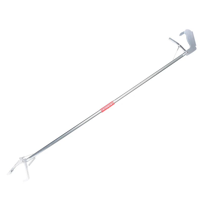1.2m Foldable Snake Tongs Stick Easy Reach Pick up Tool - Portable Garbage Clip for Comfortable Cleaning