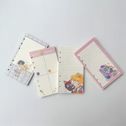 A6 45Sheets Leaf Notebook Refill Spiral Binder Inner Page Budget Page Weekly Monthly Inside Paper Stationery