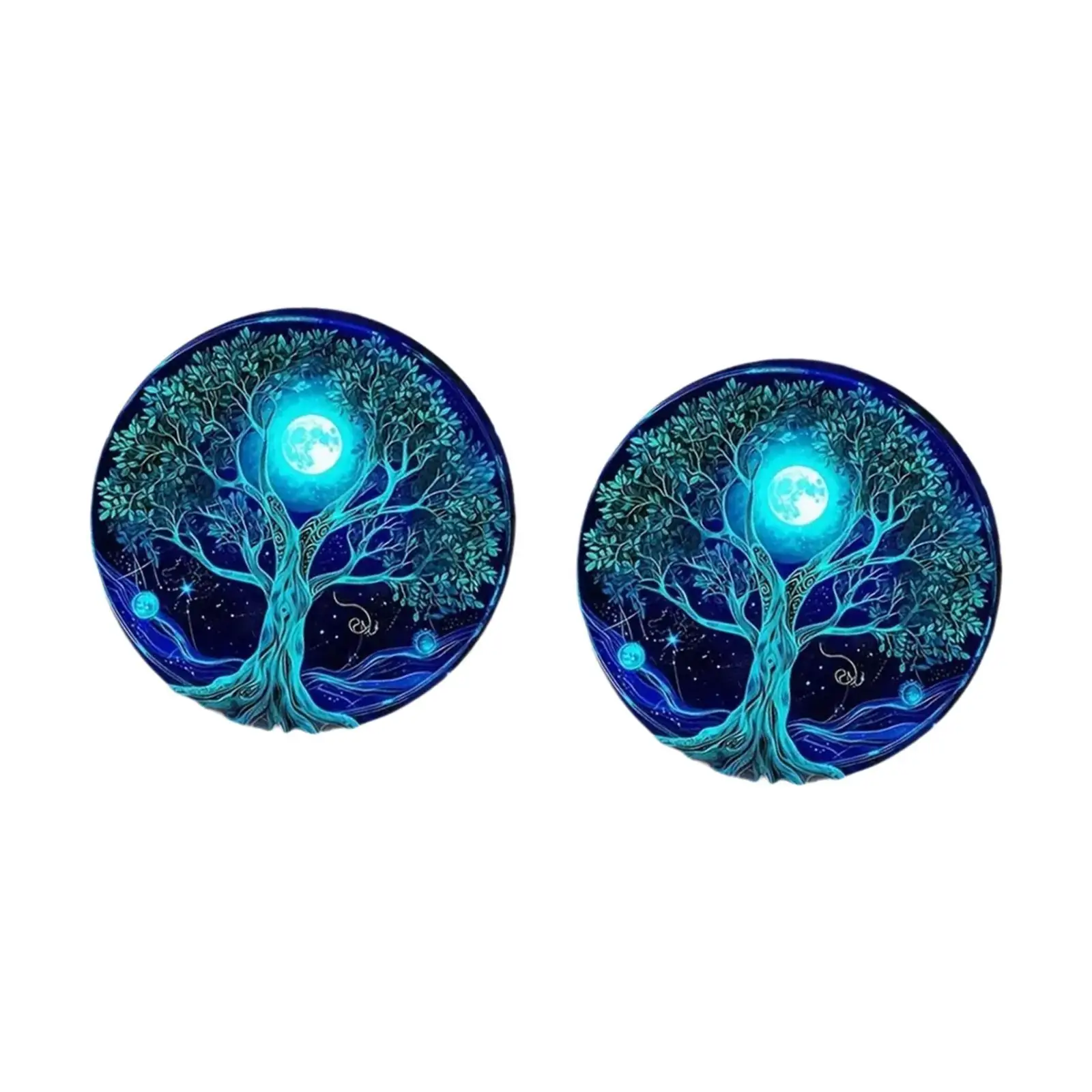 Car Coasters for Cup Holders Diatom Mud Portable Nonslip Drink Mats Easy Clean Upgrade for Universal Interiors