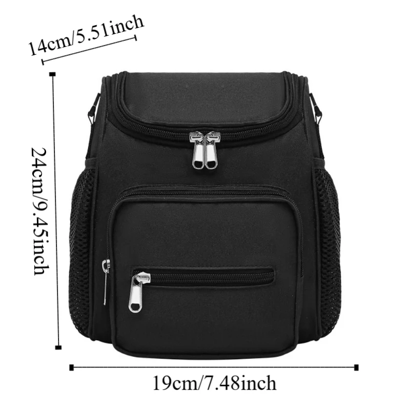 Multi-Pocket Mommy Shoulder Bag Strolling Baby Artifact Large Capacity Stroller Storage Hanging Bag Multifunctional