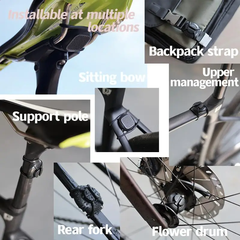 غطاء Airtag محمول متعدد الاستخدام مقاوم للماء وخفيف الوزن من السيليكون للدراجة، ابحث عن أجهزة تعقب GPS الخاصة بي لنظام IOS/Android #6