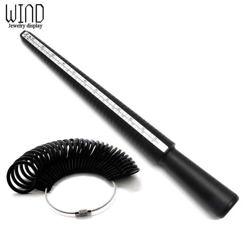 Jewelry Tools Ring Size Mandrel Stick Finger Gauge Ring Sizer Measuring Jewelry Tool Set Ring Size