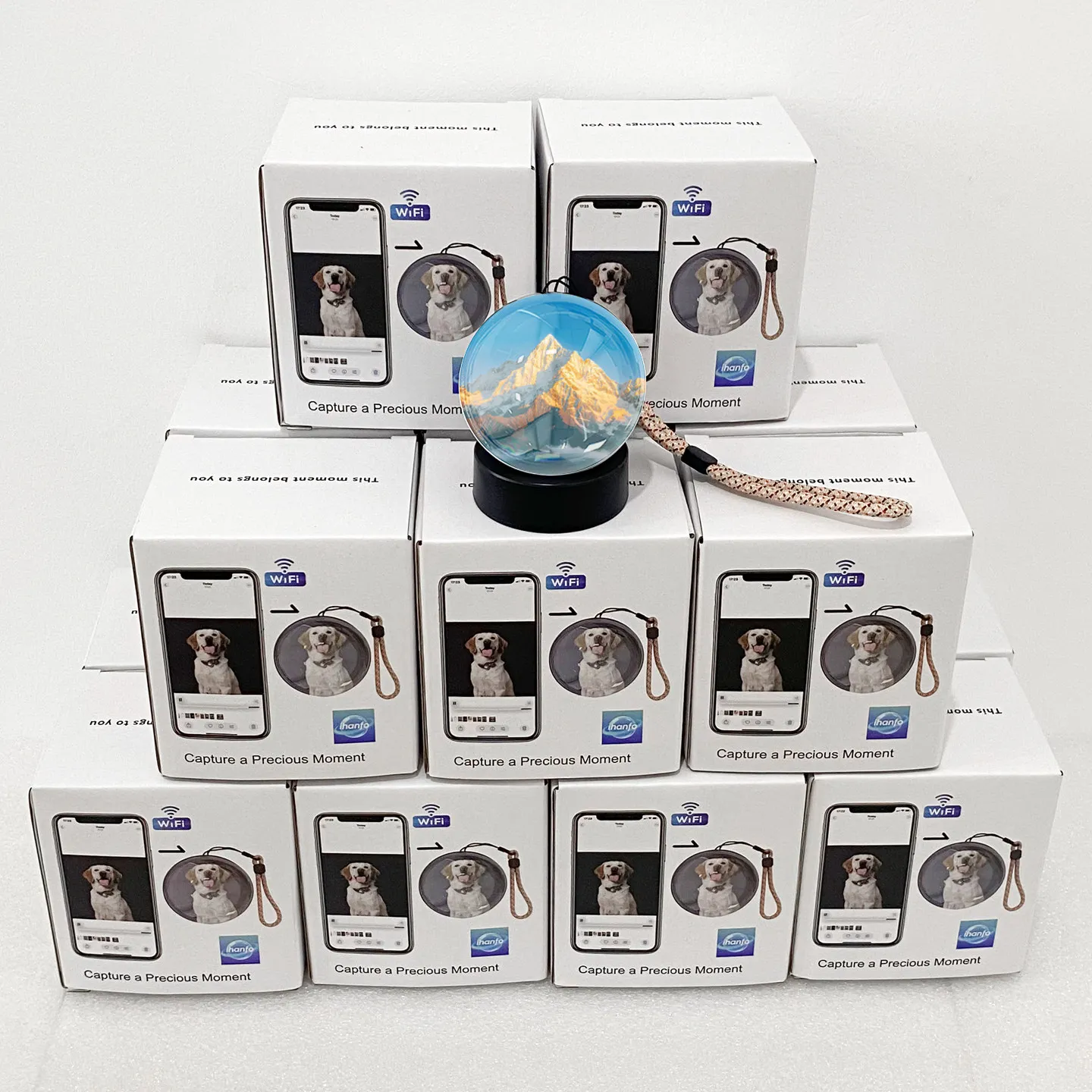 WIFI Version Electronic Cheerball Video Player - Birthday Gift with 3D Stereoscopic Display, Mayday Electronic Ball