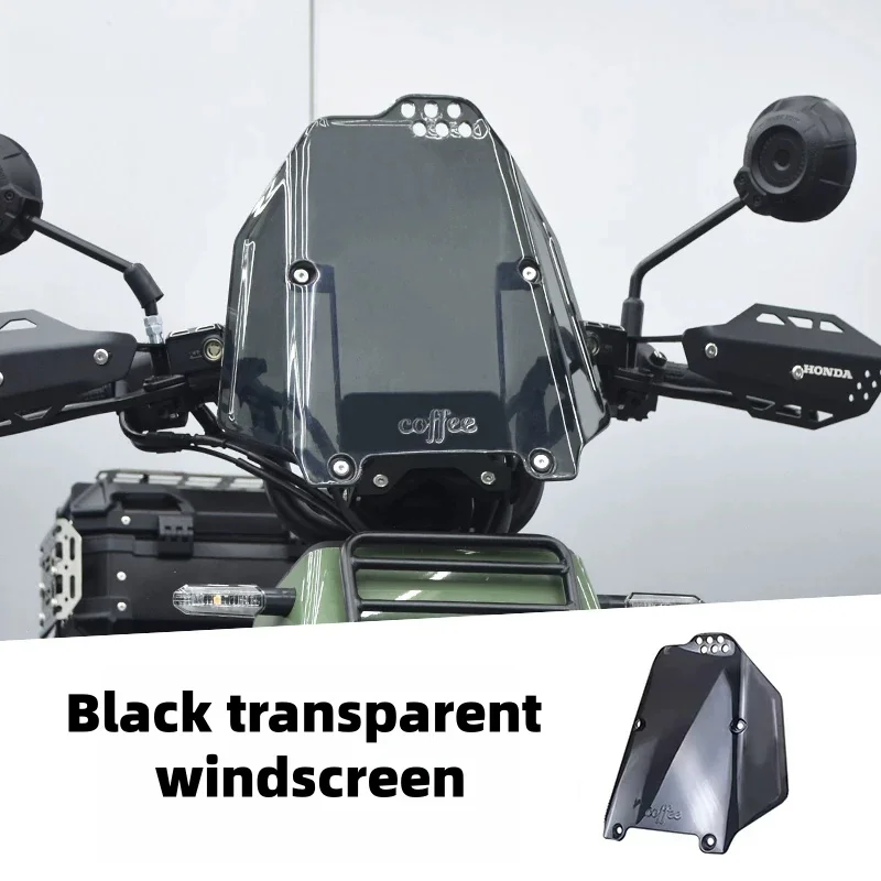 For Honda Square X125, high-definition transparent windshield fairing decoration accessories.