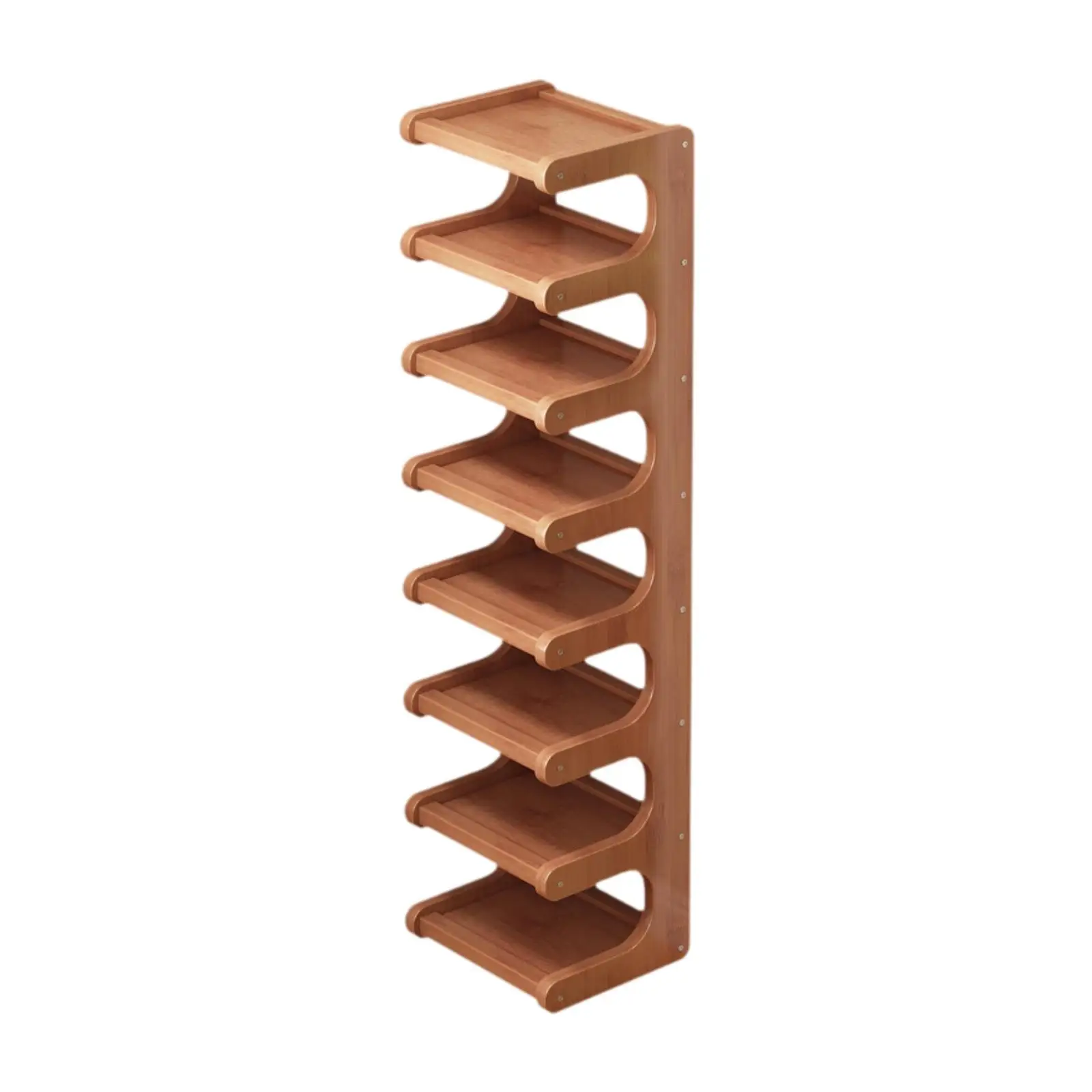 Vertical Shoe Rack Narrow Shoe Tower for Front Door Bedroom Living Room