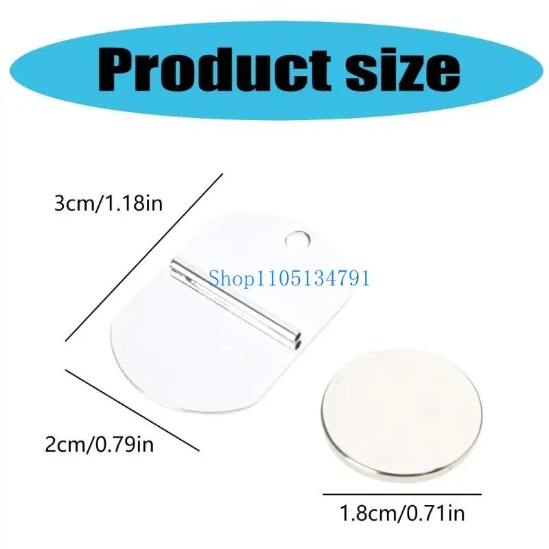 المحمولة رقيقة النسيج الملابس المغناطيس بروش محول مشبك مغناطيسي لمرفق الملابس الآمنة والضرر الحرة #6