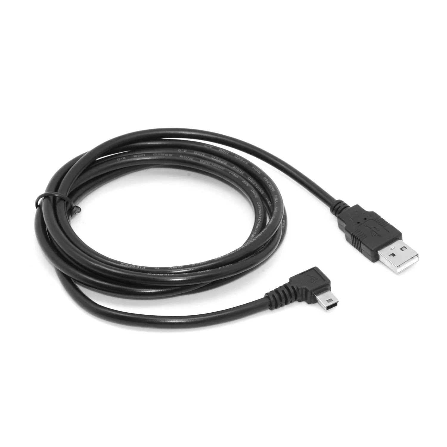 CYSM-Cable de datos USB 2,0 macho a Mini USB B Tipo 5 pines macho, ángulo recto de 90 grados, 6 pies, 1,8 m