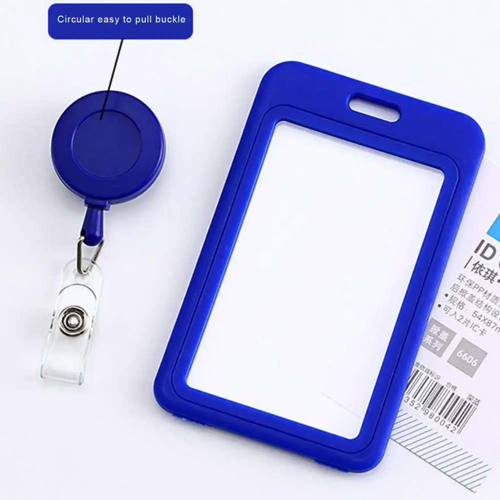 Work License Holder Aluminium Alloy Staff Badge Holder Secure Case Fade-resistant Work Permit Cover Employee Name Badge for Work