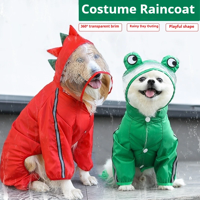 Dog Pet Raincoat Cl…