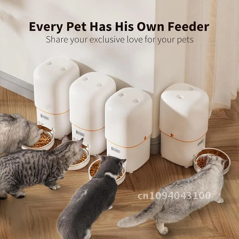 2L 5G Camera Pet Feeder Bowls Cat Smart Food Dispenser Auto Slow Video Food WIFI Dog Feeding Automatic Food Timed Quantitative