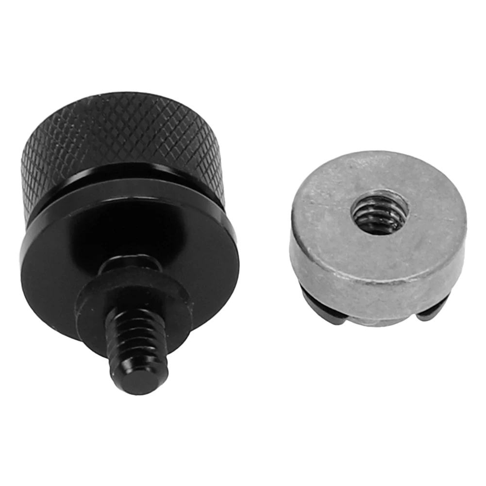 

1set Motorcycle Rear For Seat Bolt Screw Nut Kit Mount Knob Cover For 96-19 Aluminum For Seat Bolt Knurled Sides