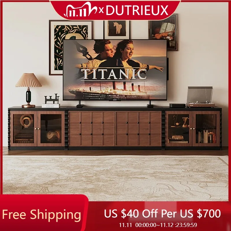 

Trendy Modern Tv Consoles Cabinet Boho Simple Decoration Aesthetic Rectangle Tv Stands Storage Drawe Muebles Salon Furniture