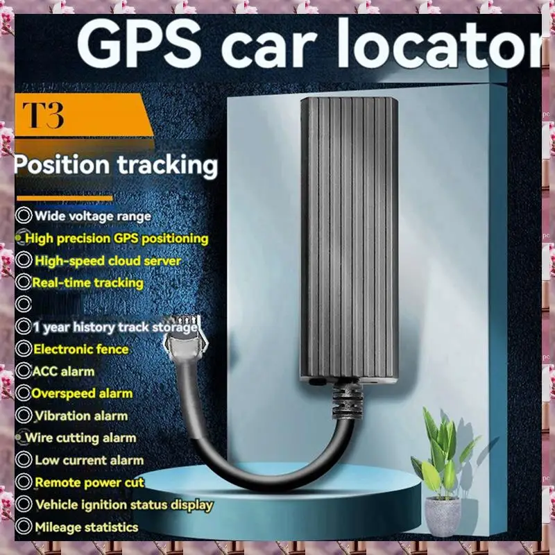2025 T3 Car GPS Tracker 9-100V Wide Voltage Built-In Antenna Vibration Alarm System Real-Time Anti-Theft GPS Tracking,T3 Car GPS