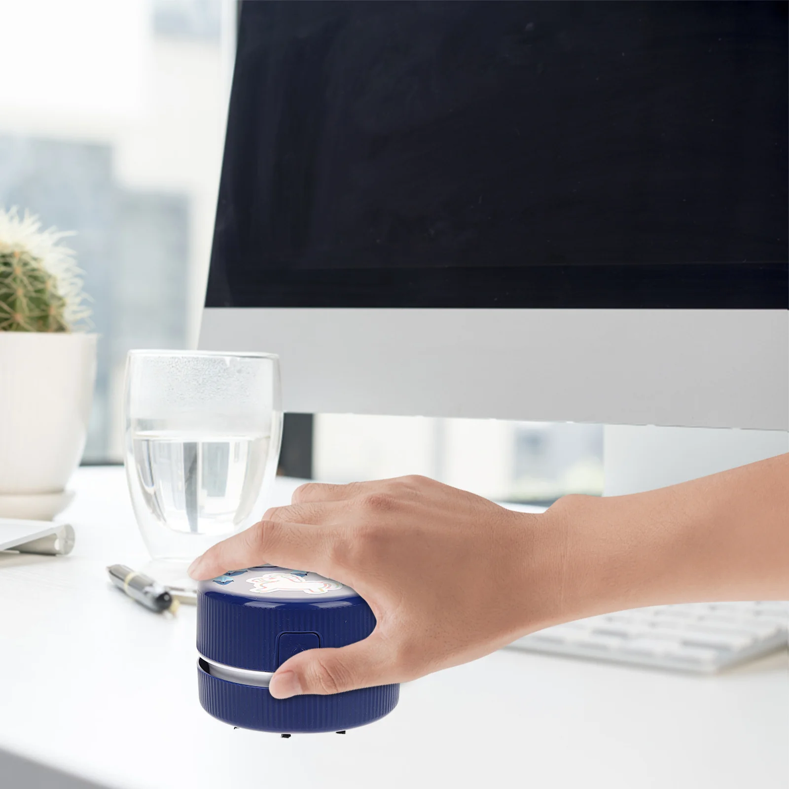 

Mini Desk Vacuum Cleaner High Suction Wireless Dust Collector For Table Keyboard Portable Small Vacuum Lightweight Tabletop