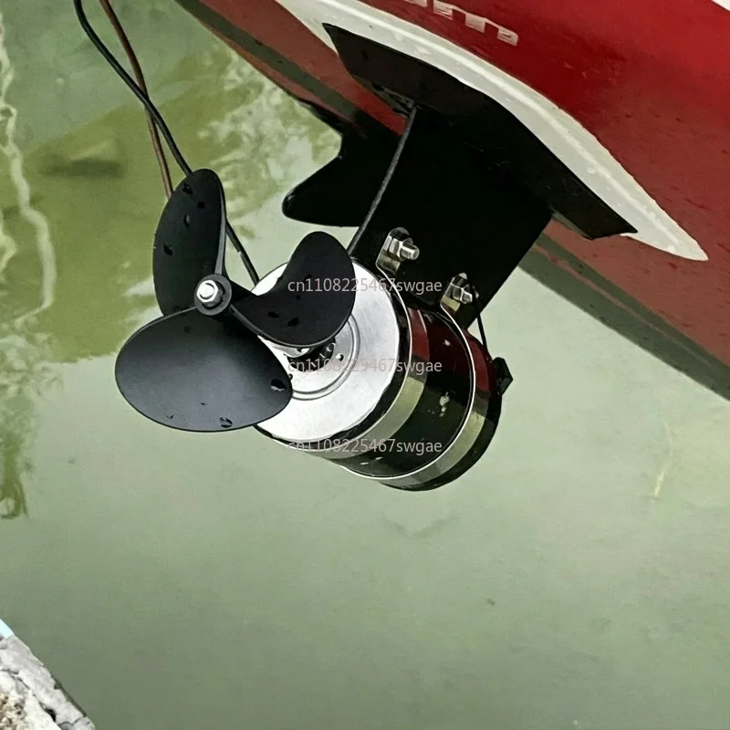 Brush Motor Inflatable Boat Rescue Leather Rowing Paddle Board Propulsion 12-24V Paddle Board Underwater Thruster with