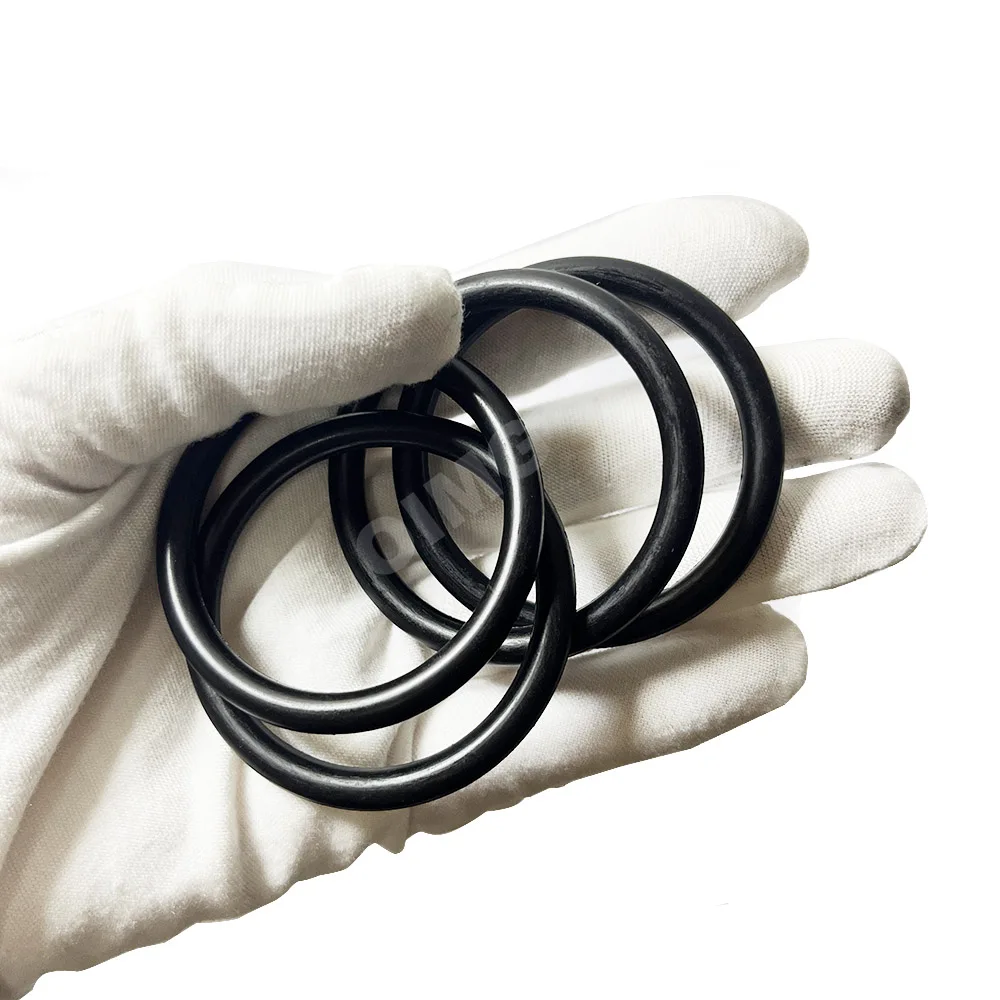 Rubber O-Ring Assortment Kit Wear-resistant High-temperature Resistant NBR O Ring Gasket for Excavator Forklift Crane Car Repair